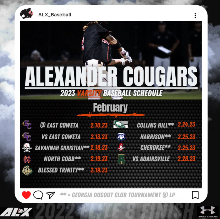 Alexander Cougars Baseball Douglasville, GA