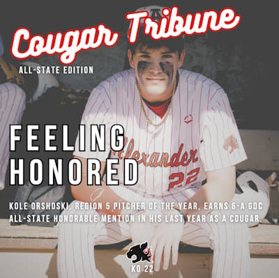 Cougar Tribune: Feeling Honored Flyer
